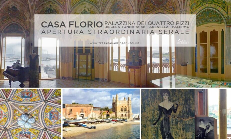 Casa-Florio-palazzina-dei-quattro-pizzi-arenella-palermo-apertura-serale