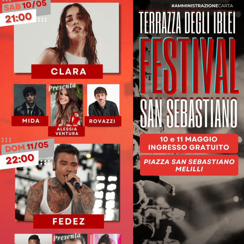 Melilli , Fedez e Clara
